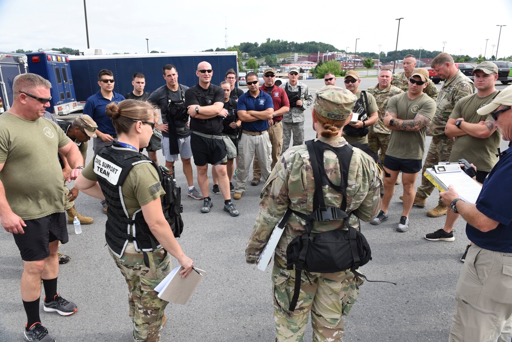 West Virginia National Guard leads military and civilian emergency response exercise