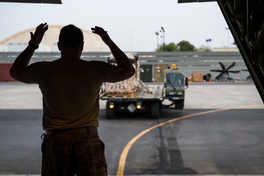 75th Expeditionary Airlift Squadron Conducts Air Drop