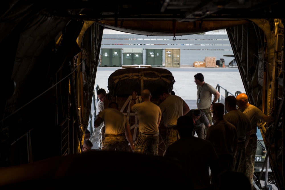 75th Expeditionary Airlift Squadron Conducts Air Drop