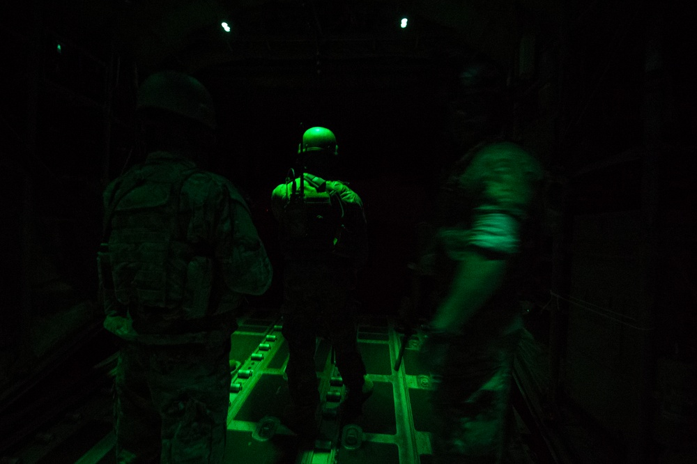 75th Expeditionary Airlift Squadron Conducts Air Drop