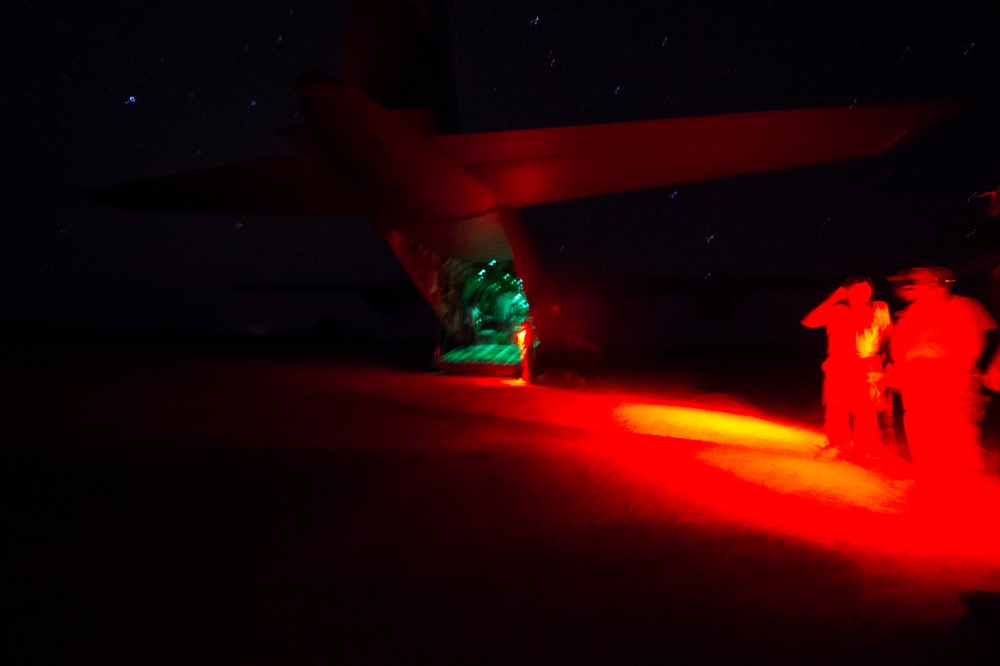 75th Expeditionary Airlift Squadron Conducts Air Drop