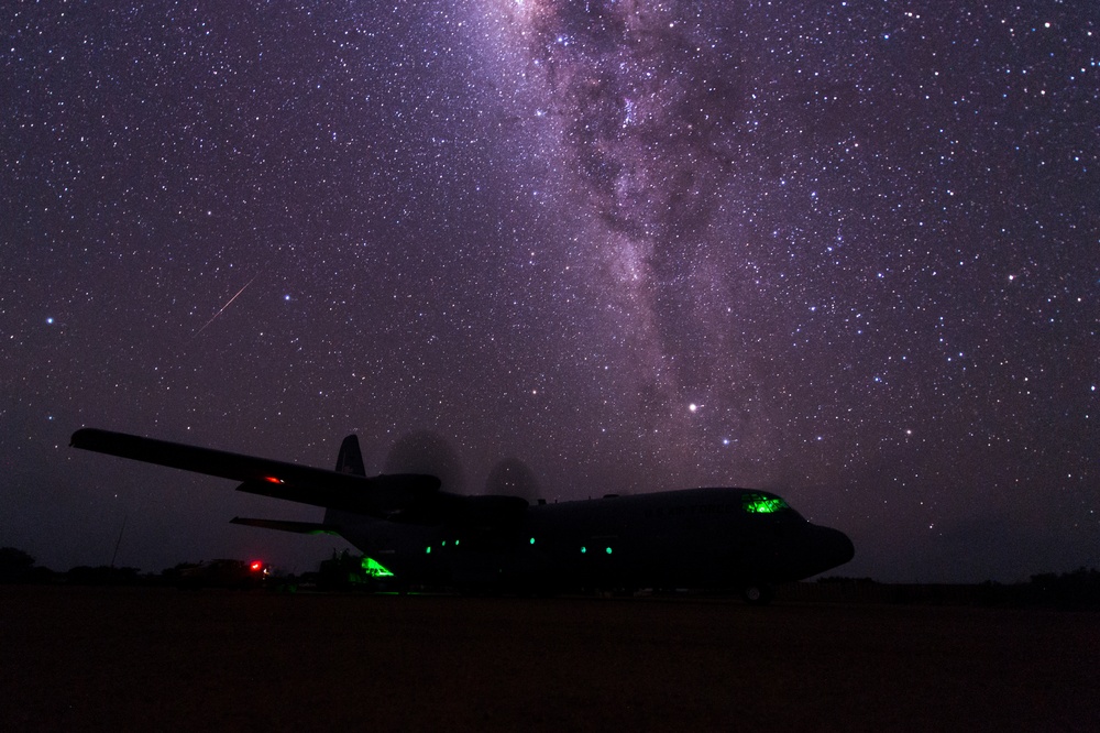 75th Expeditionary Airlift Squadron Conducts Air Drop