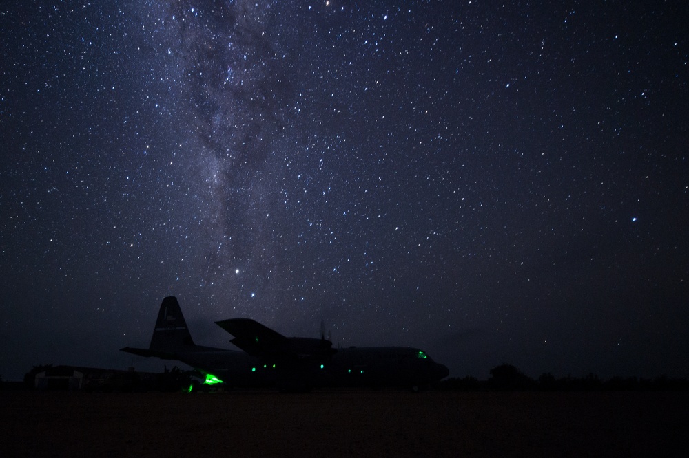 75th Expeditionary Airlift Squadron Conducts Air Drop