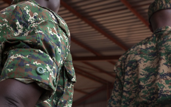 SPMAGTF-CR-AF Marines Attend Ugandan Logistics and Engineer Training Graduation