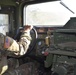 Spc. Vincent drives at the Joint National Training Center