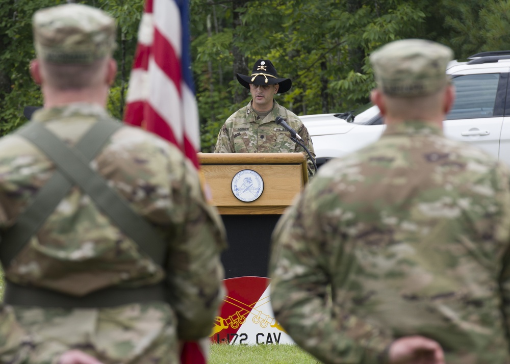 Addressing his Soldiers