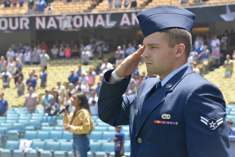 Dodgers Military Hero