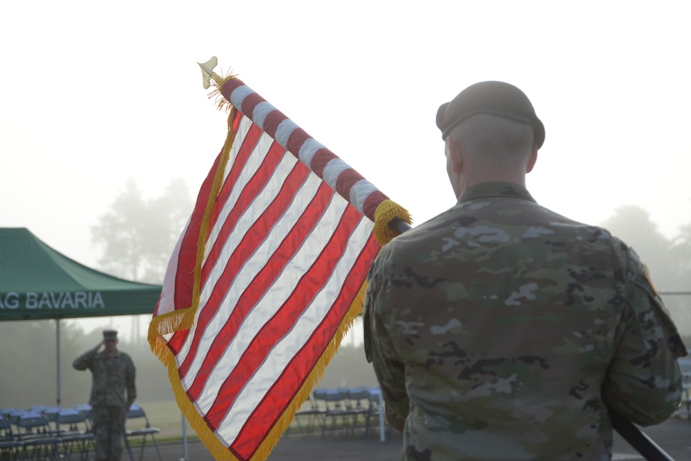 Grafenwoehr Health Clinic Change of Command ceremony