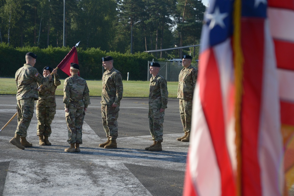 Grafenwoehr Health Clinic Change of Command ceremony