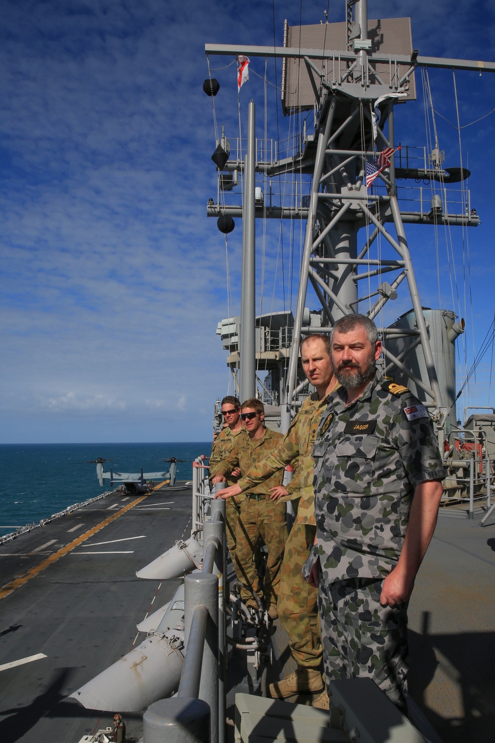 Australian Army Brigadier visits the USS Bonhomme Richard