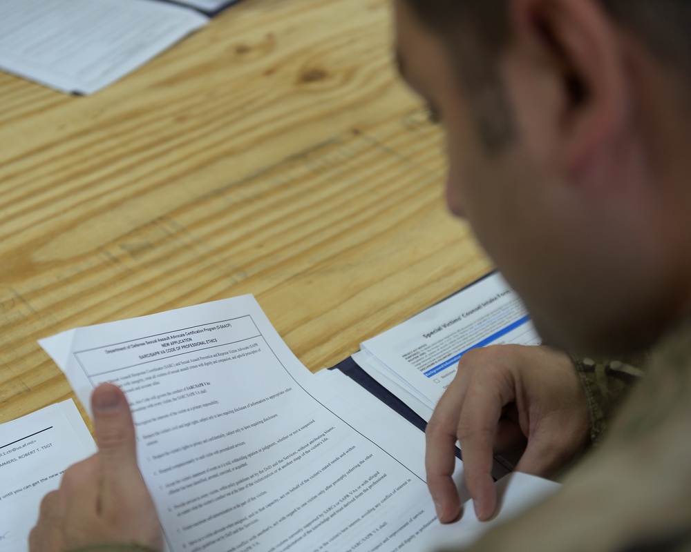 Deployed Airmen fight against sexual assault