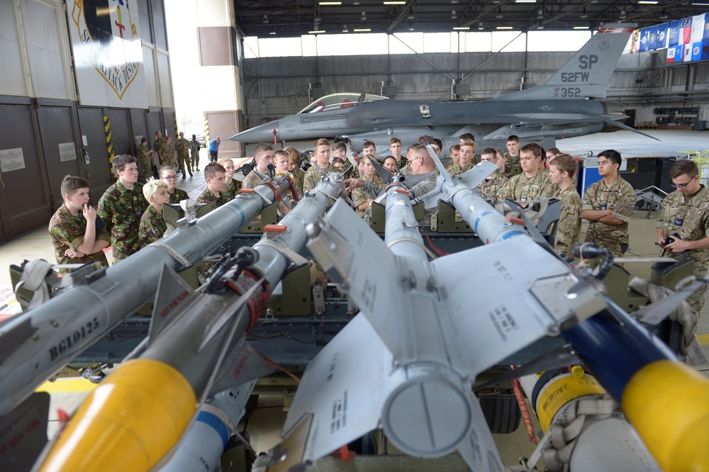 RAF Cadets visit Spangdahlem