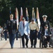 USS Arizona Survivors Participate in an Armed Forces Wreath Laying Ceremony at the Tomb of the Unknown Soldier