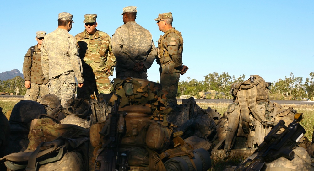 New York National Guard leader visits troops in Australia