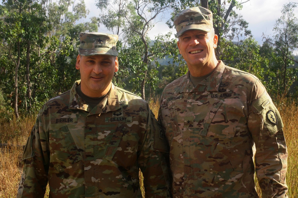 New York National Guard leader visits troops in Australia