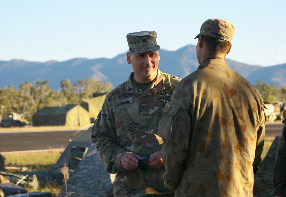 New York National Guard leader visits troops in Australia