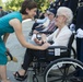 USS Arizona Survivors Participate in an Armed Forces Wreath Laying Ceremony at the Tomb of the Unknown Soldier