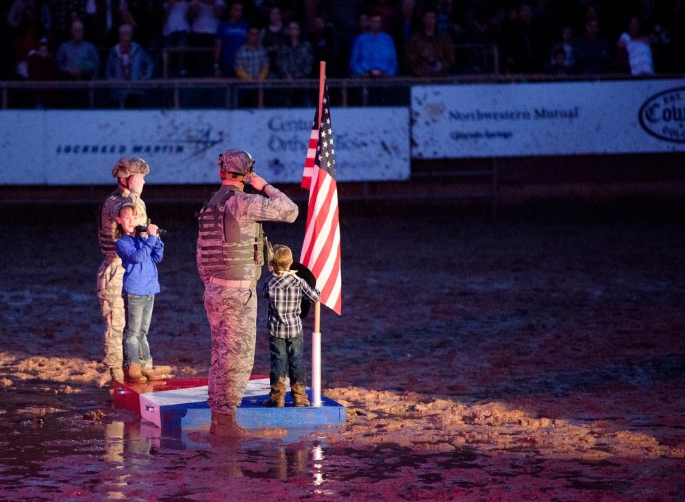 Air Force Space Night at the Rodeo