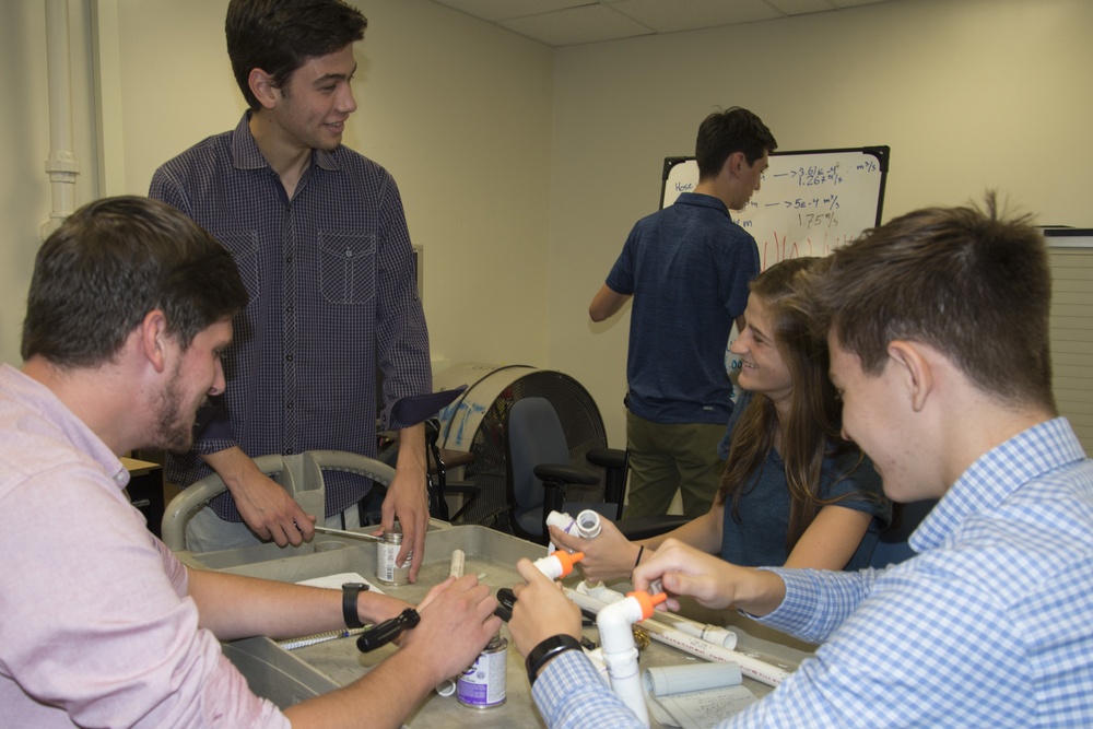 Student interns work on disruptive technology at Carderock