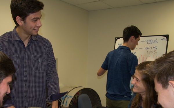 Student interns work on disruptive technology at Carderock
