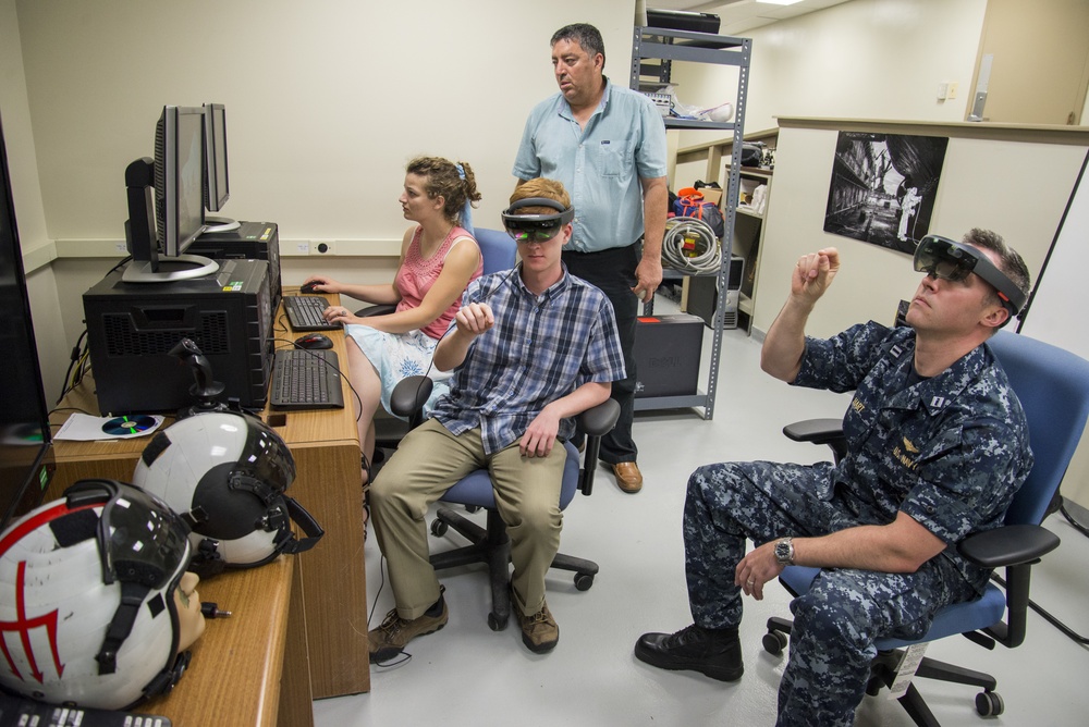 Student interns work on disruptive technology at Carderock