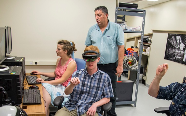 Student interns work on disruptive technology at Carderock