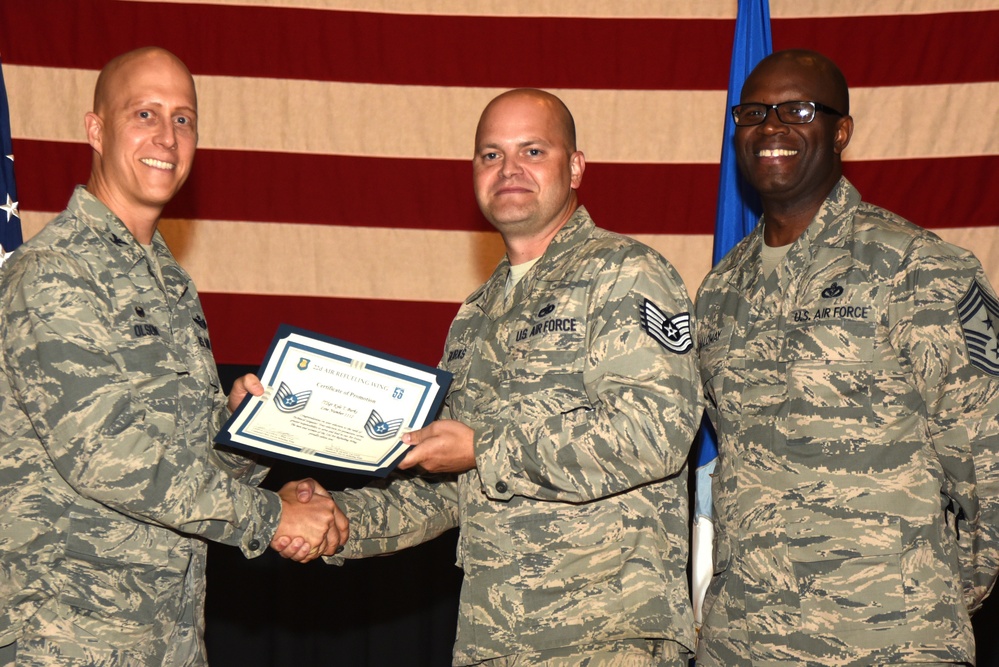 22nd ARW technical sergeant release party