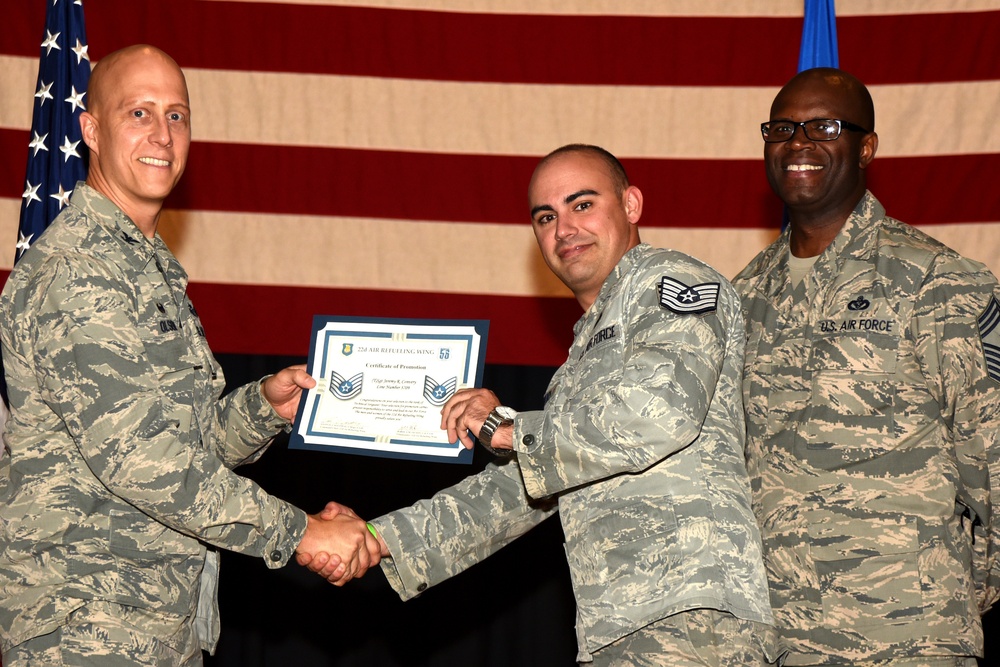 22nd ARW technical sergeant release party