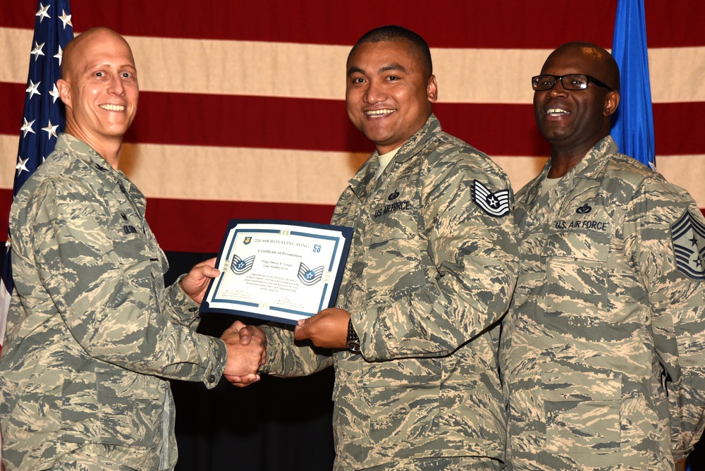 22nd ARW technical sergeant release party