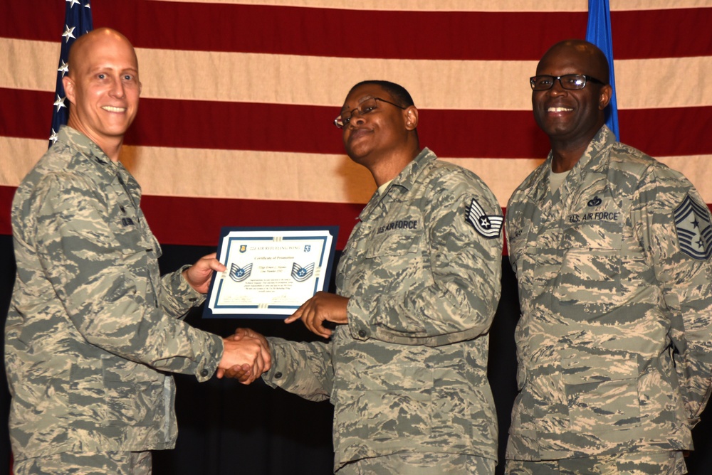 22nd ARW technical sergeant release party