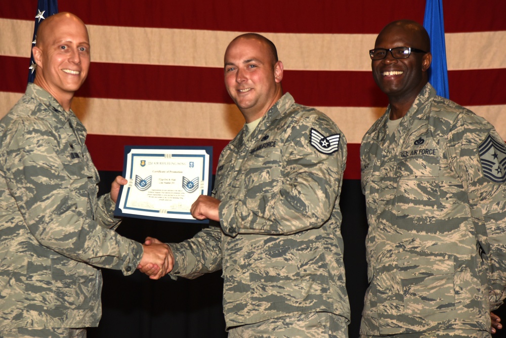 DVIDS Images 22nd ARW technical sergeant release party [Image 7 of 28]