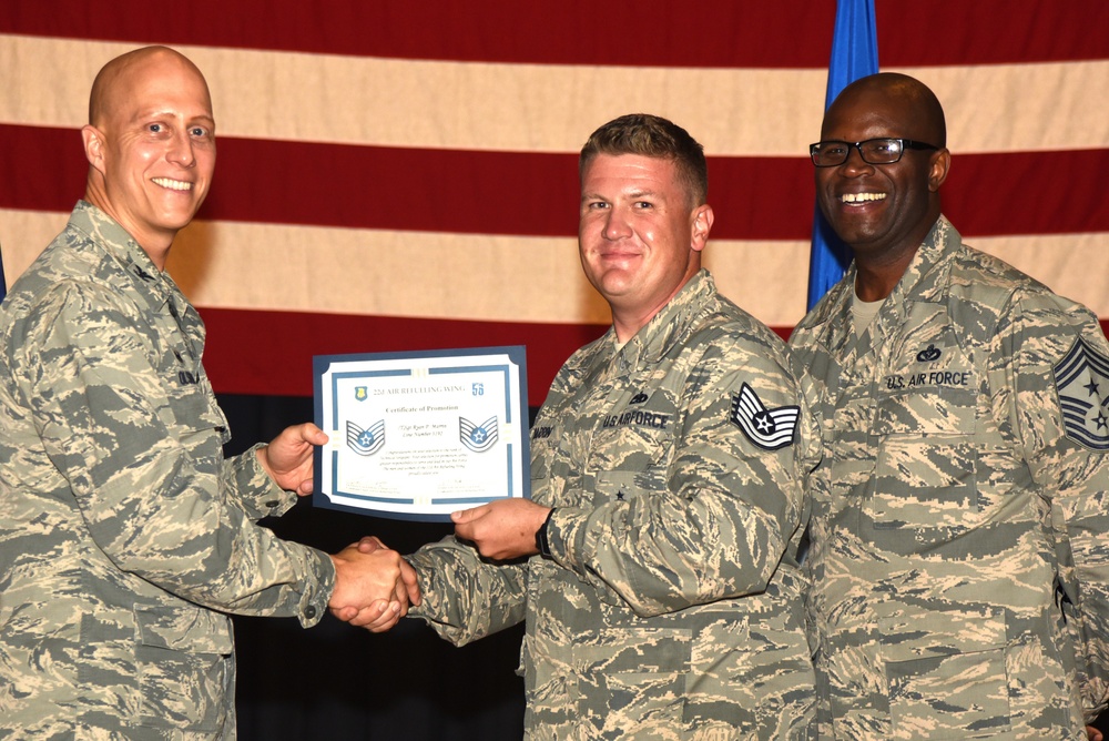 22nd ARW technical sergeant release party