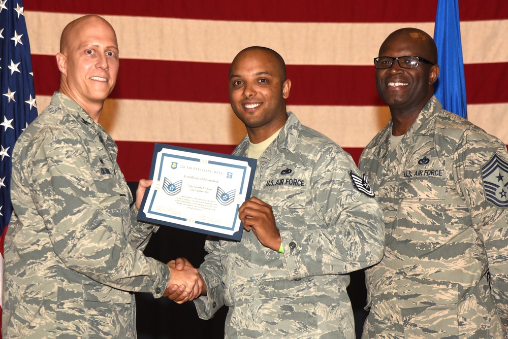 22nd ARW technical sergeant release party