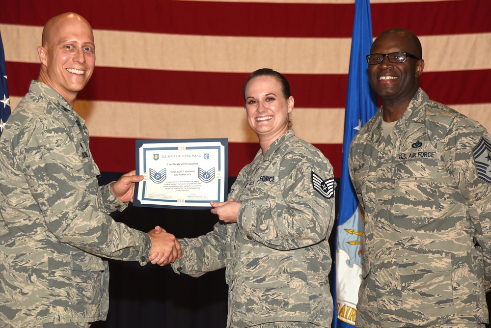 22nd ARW technical sergeant release party