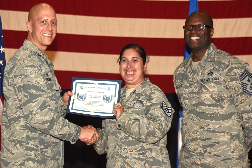 22nd ARW technical sergeant release party