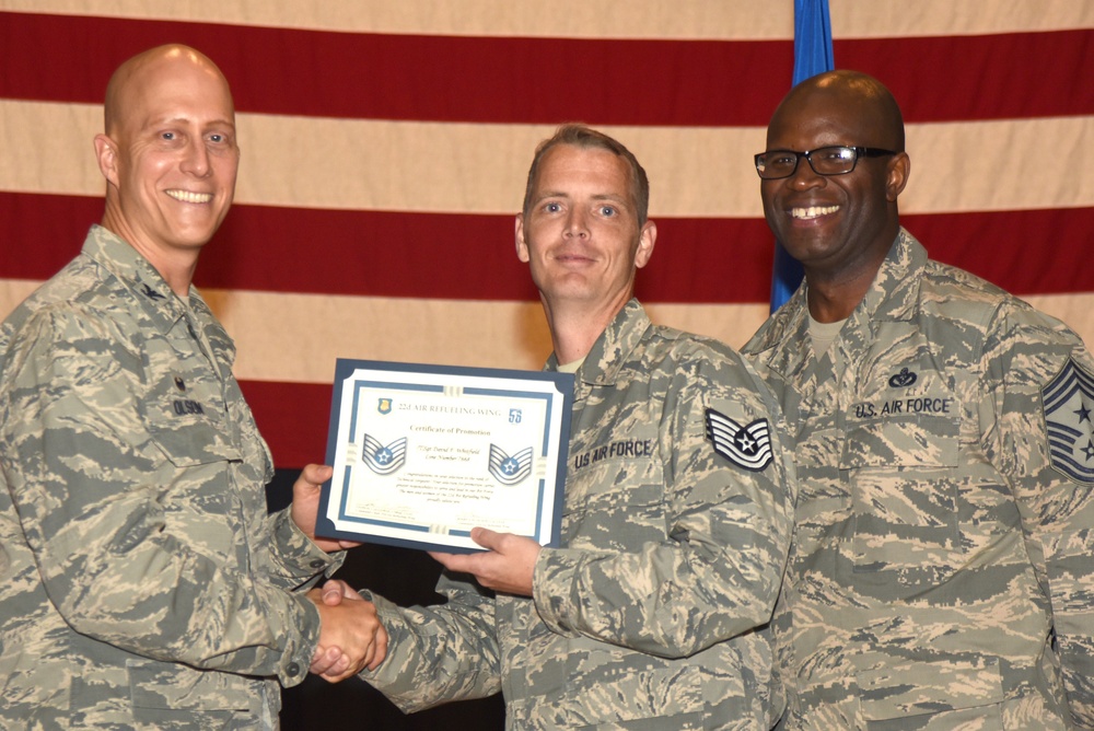 22nd ARW technical sergeant release party