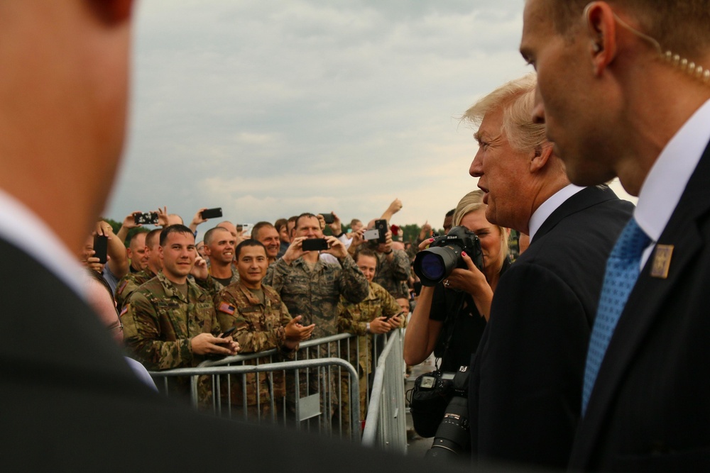 President Donald J. Trump Visits 2017 National Jamboree