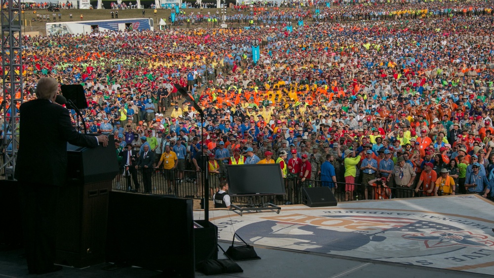 President Donald J. Trump Visits 2017 National Jamboree