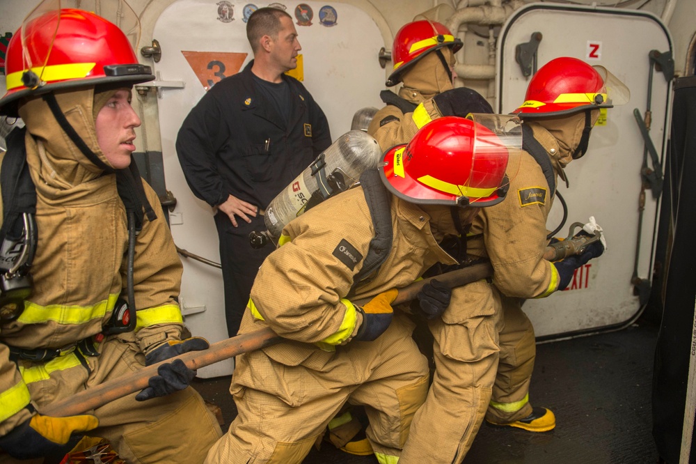 Nimitz Conducts General Quarters