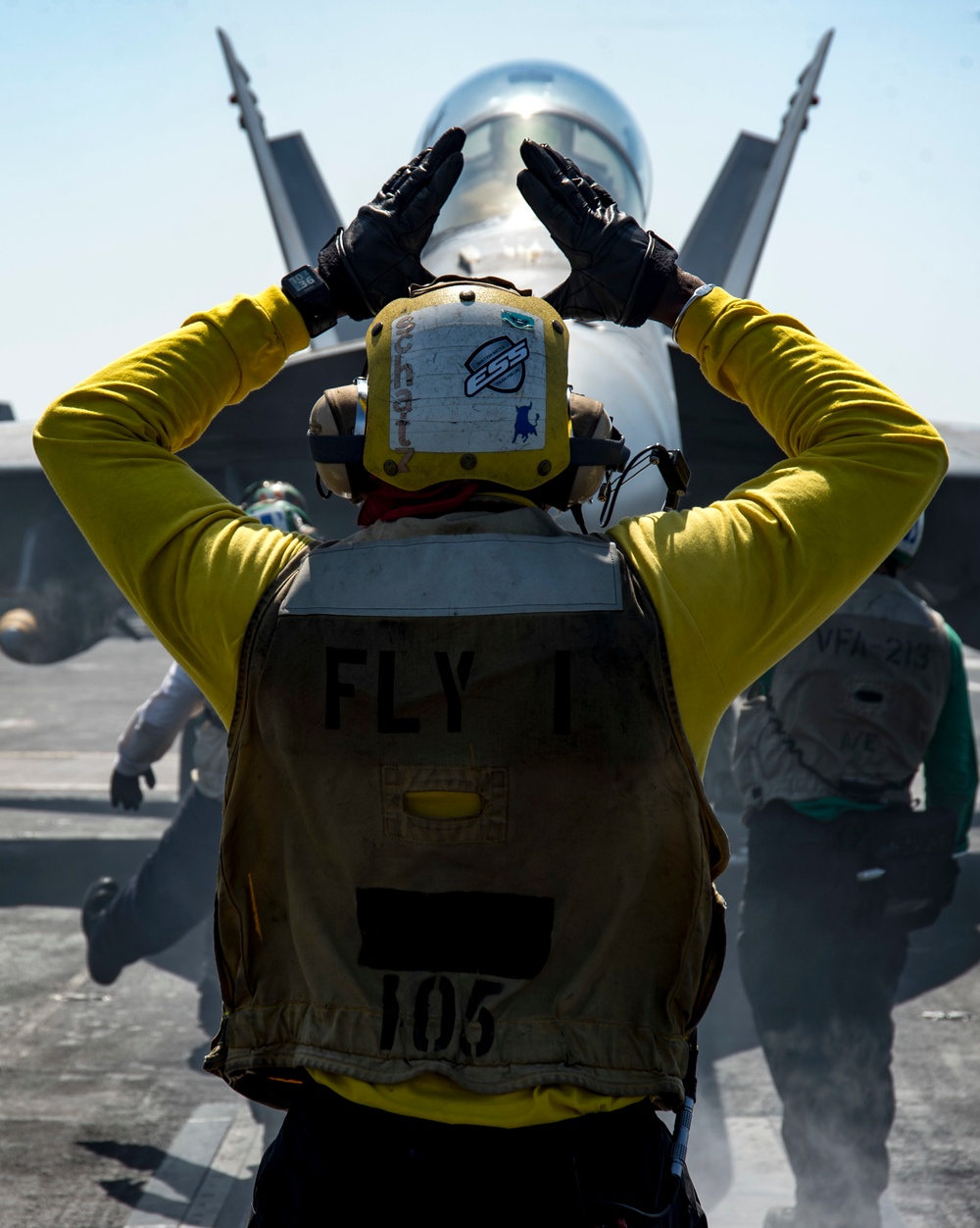 GHWB is the flagship of Carrier Strike Group (CSG) 2, which is comprised of the staff of CSG-2, GHWB, the nine squadrons and staff of Carrier Air Wing (CVW) 8, Destroyer Squadron (DESRON) 22 staff and guided-missile destroyers USS Laboon (DDG 58) and USS