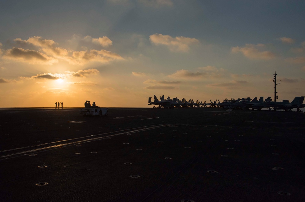 The ship and its carrier strike group are conducting naval operations in the U.S. 6th Fleet area of operations in support of U.S. national security interests in Europe and Africa.