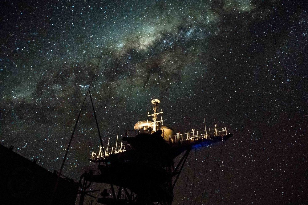 Ashland patrols under the stars