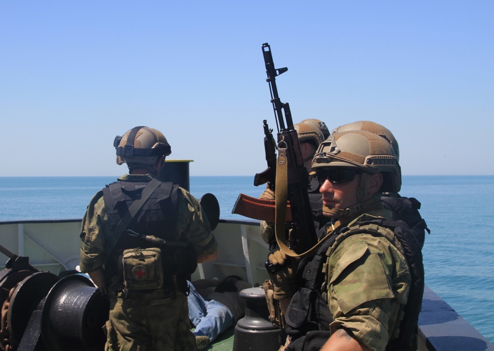 Ukrainian Naval SOF train with US SOF at Sea Breeze 17