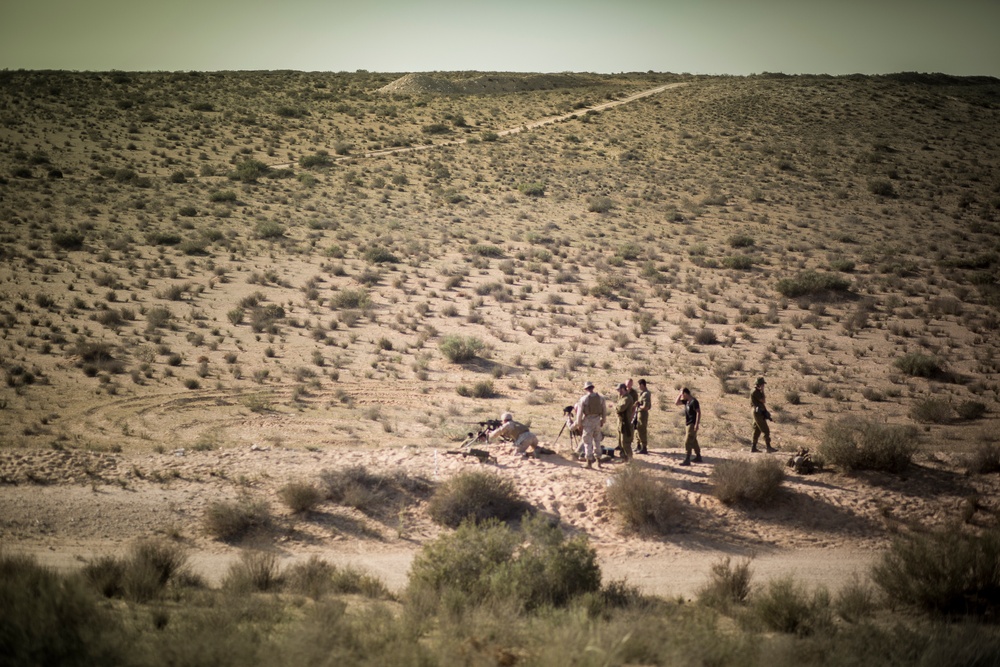 US Marines, IDF conduct live-fire range
