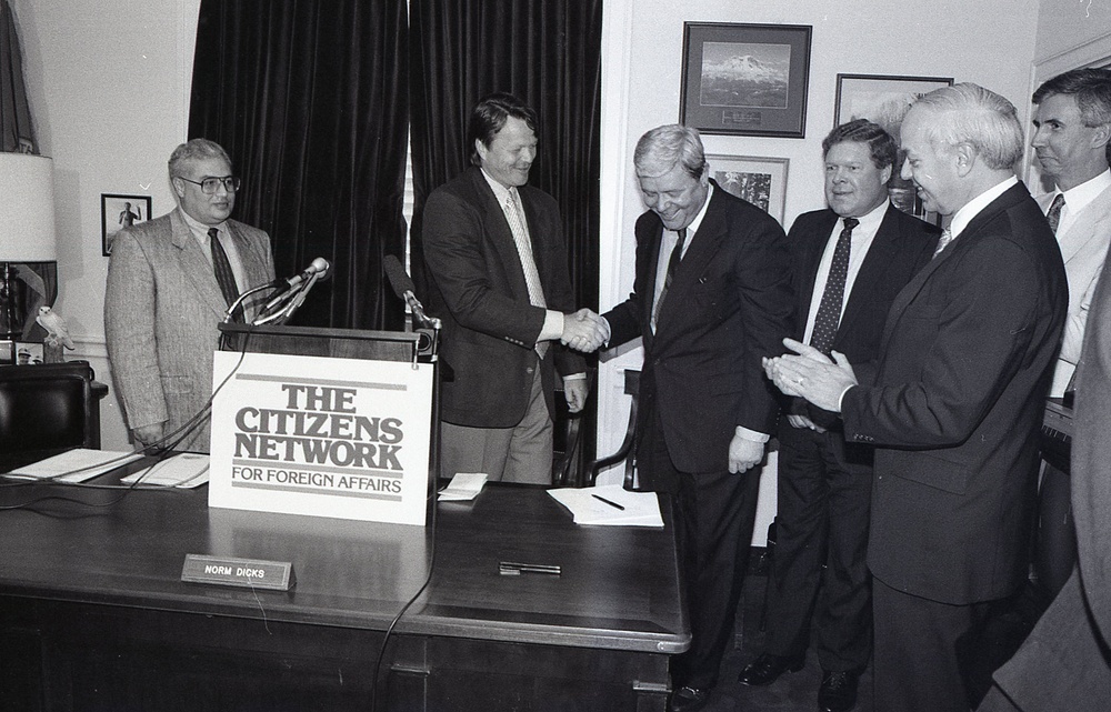 CASP Students meeting with AID officers in Washington