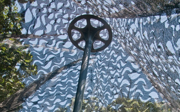 844th engineers lob rounds downrange