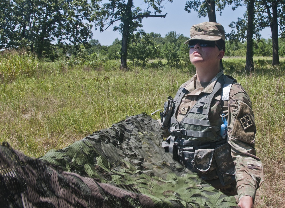 844th engineers lob rounds downrange