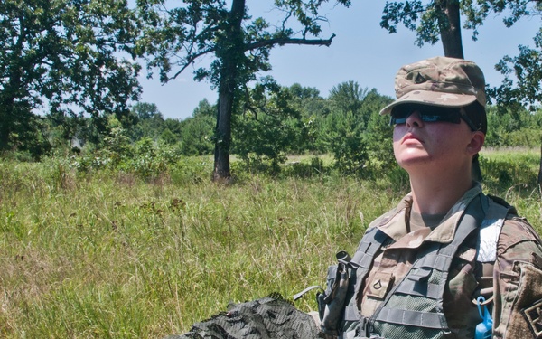 844th engineers lob rounds downrange
