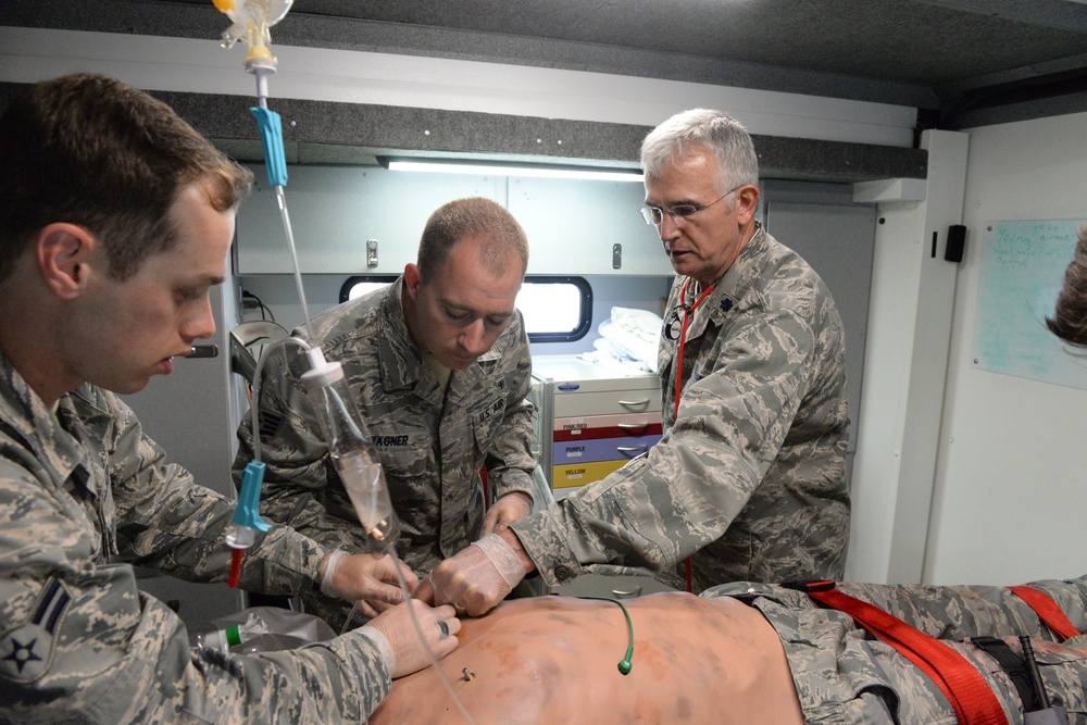 119th Wing members participate in realistic training at Camp Gilbert C. Grafton, N.D.