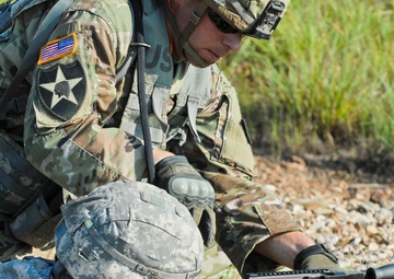 463rd/ 844th EN BNs weapons' fire